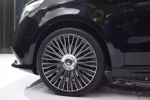 Mercedes-Benz V250D LWB Maybach Kit 2023 Black Super Car Dealership in Dubai