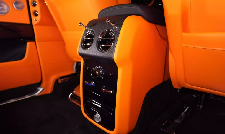 Rolls Royce Cullinan in Diamond Black Super Car Dealership in Dubai