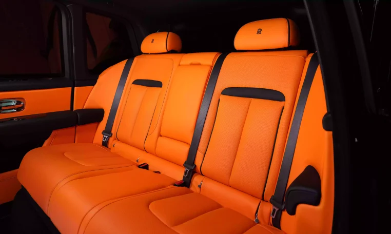 Rolls Royce Cullinan in Diamond Black Luxury Car Dealership in Dubai