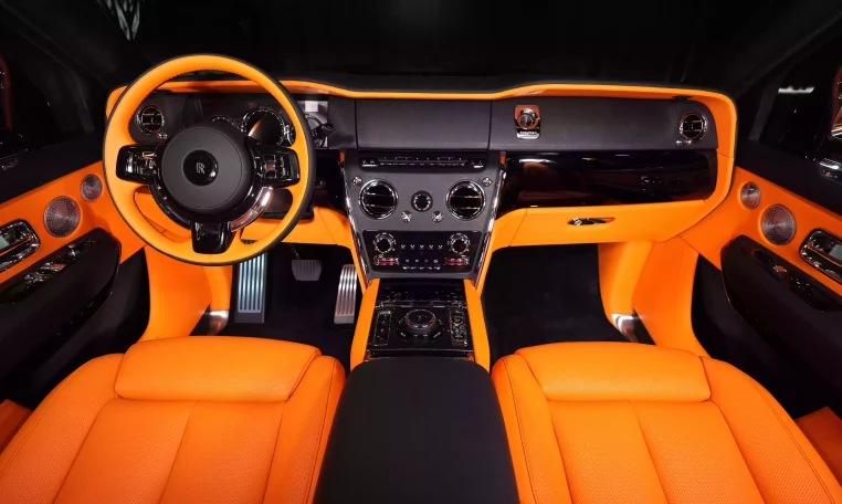 Rolls Royce Cullinan in Diamond Black Exotic Car Dealership in UAE