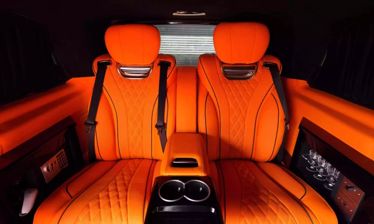 Buy Maybach V-Class Extra LWB 2023 Red Wine & Black