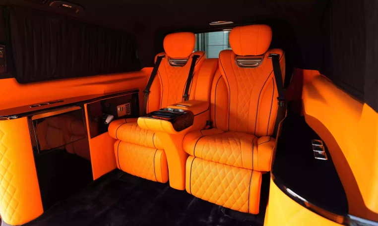 Buy Maybach V-Class Extra LWB 2023 Red Wine & Black in Dubai