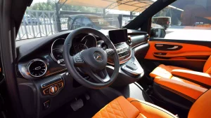 Maybach V-Class Extra LWB 2023 Red Wine & Black exotic van for sale