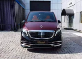 Dubai Maybach V-Class Extra LWB 2023 Red Wine & Black