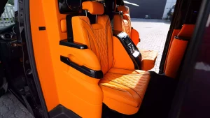 Maybach V-Class Extra LWB in Red Wine & Black