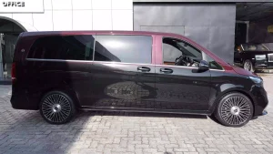 Maybach V-Class Extra LWB 2023 Red Wine & Black exotic mini van