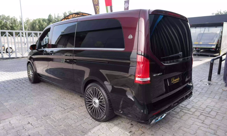 Maybach V-Class Extra LWB 2023 Red Wine & Black exotic mini van for sale