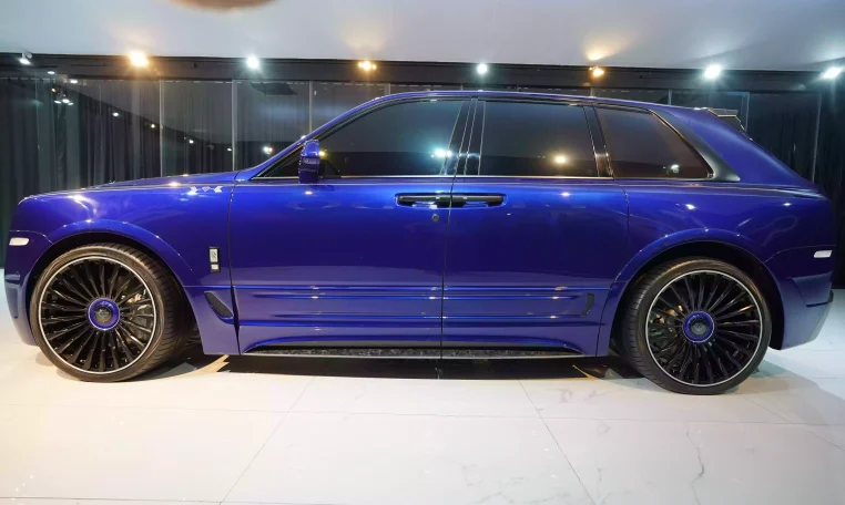 Rolls Royce Cullinan Salamanca Blue Super Car Dealership in Dubai UAE