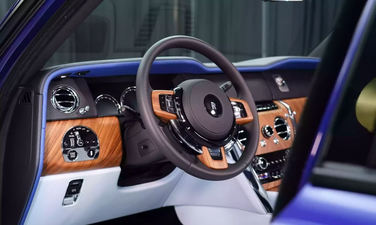 Rolls Royce Cullinan Salamanca Blue Exotic Car Dealership in UAE