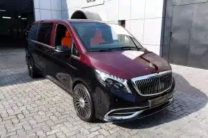Maybach V-Class Extra LWB 2023 Red Wine & Black for sale in Dubai