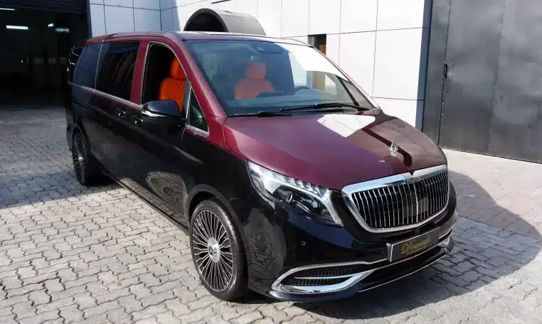 Maybach V-Class Extra LWB 2023 Red Wine & Black for sale in Dubai