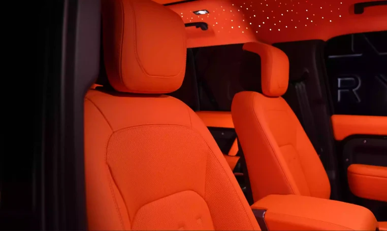 Buy Land Rover Defender 110 P525 Lumma CLR LD in Santorini Black Satin Finish Luxury car