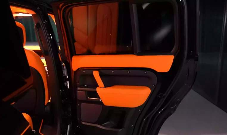 Land Rover Defender 110 P525 Lumma CLR LD in Santorini Black Satin Finish for sale in Dubai