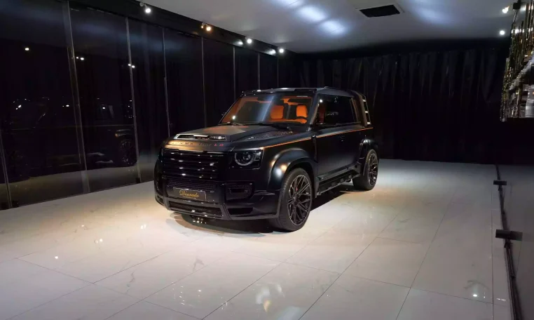 Land Rover Defender 110 P525 Lumma CLR LD in Santorini Black Satin Finish for sale Dubai