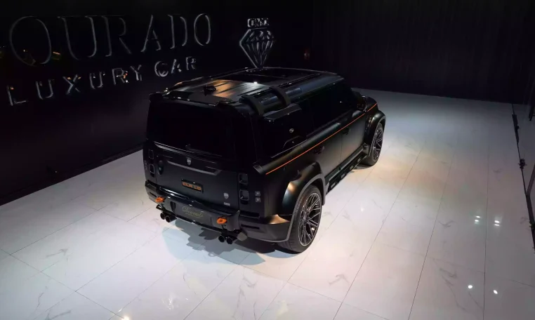 Land Rover Defender 110 P525 Lumma CLR LD in Santorini Black Satin Finish Exotic Car Dubai Dealership