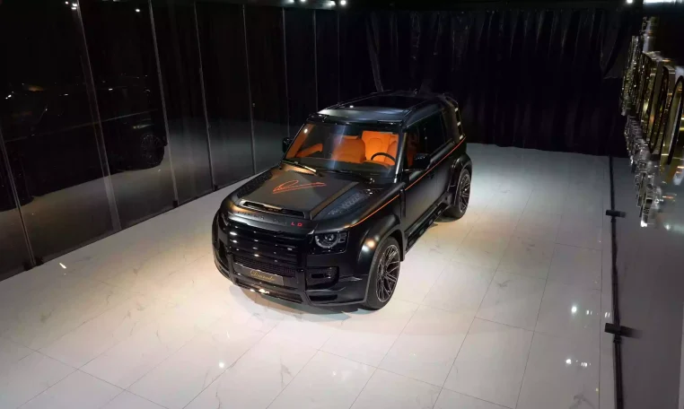 Land Rover Defender 110 P525 Lumma CLR LD in Santorini Black Satin Finish Exotic Car