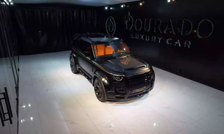 Land Rover Defender 110 P525 Lumma CLR LD in Santorini Black Satin Finish Exotic Car for sale in Dubai