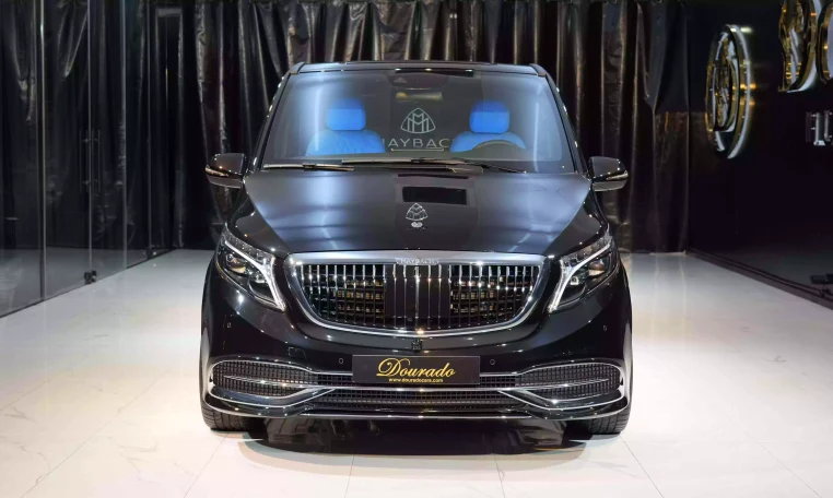 Maybach V-Class Extra LWB 2023 in Obsidian Black