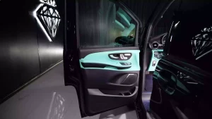 Maybach V Class Long Wheelbase in Obsidian Black & Interior Tiffany Blue mini van for sale