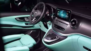 Buy Maybach V Class Long Wheelbase in Obsidian Black & Interior Tiffany Blue mini van