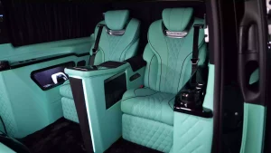 Maybach V Class Long Wheelbase in Obsidian Black & Interior Tiffany Blue 2023