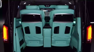 Maybach V Class Long Wheelbase in Obsidian Black & Interior Tiffany Blue 2023