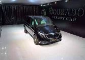 Maybach V Class Long Wheelbase 2023 in Obsidian Black & Interior Tiffany Blue
