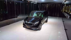 Maybach V Class Long Wheelbase in Obsidian Black & Interior Tiffany Blue exotic car dealers seller