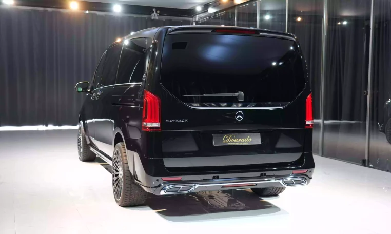 Maybach V Class Long Wheelbase in Obsidian Black & Interior Tiffany Blue dealership