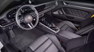 Porsche 911 Turbo S Cabriolet in Crayon & Interior Black