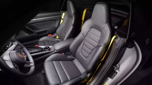 Porsche 911 Turbo S Cabriolet in Crayon & Interior Black