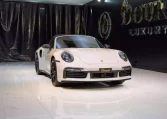 Porsche 911 Turbo S Cabriolet in Crayon & Interior Black