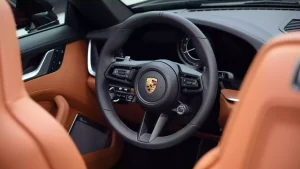 Porsche 911 Turbo S Cabriolet in Jet Black & Interior Heritage Design Package
