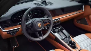 Porsche 911 Turbo S Cabriolet in Jet Black & Interior Heritage Design Package