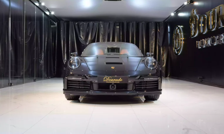 Porsche 911 Turbo S Cabriolet in Jet Black Dealership