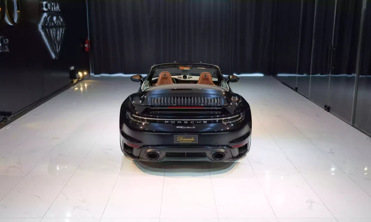Porsche 911 Turbo S Cabriolet in Jet Black & Interior Heritage Design Package