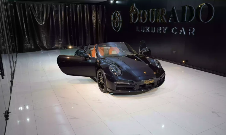 Porsche 911 Turbo S Cabriolet in Jet Black & Interior Heritage Design Package