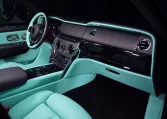 Rolls Royce Cullinan Onyx Concept in Diamond Black & Interior Mint Green Car Dealership in UAE