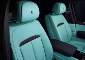 Rolls Royce Cullinan Onyx Concept in Diamond Black & Interior Mint Green Exotic Car Dealership in Dubai