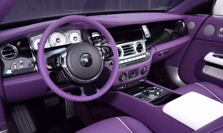 Rolls Royce Dawn Onyx Concept in Special Paint Dealership Luxury Car in Dubai