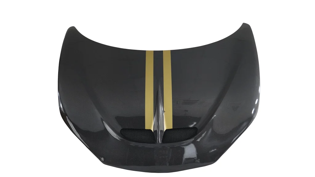 Ferrari 458 Carbon Fiber Hood Black Gold for sale in Dubai