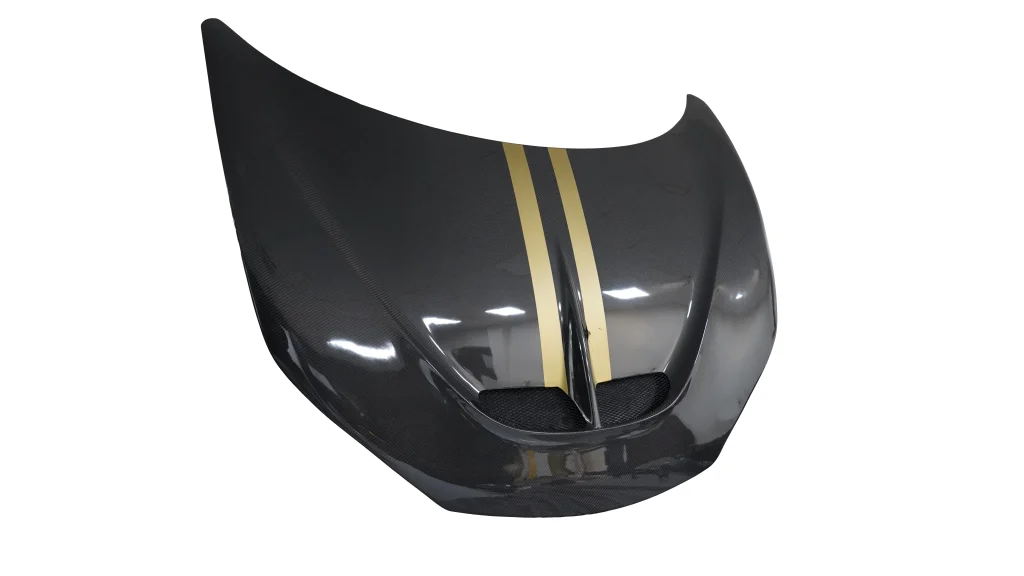 Ferrari 458 Carbon Fiber Hood Black Gold for sale in Dubai