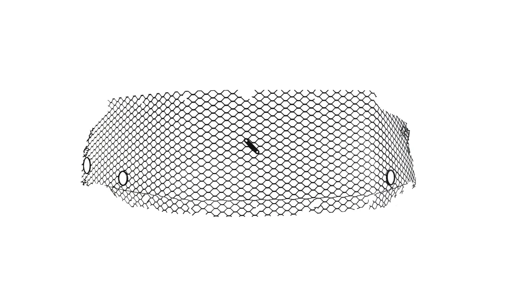 Ferrari 812 Front Bumper Central Mesh Black for sale in dubai
