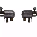 Ferrari 812 Left & Right Rear Silencer Silver OEM 337500 337499 for sale in dubai