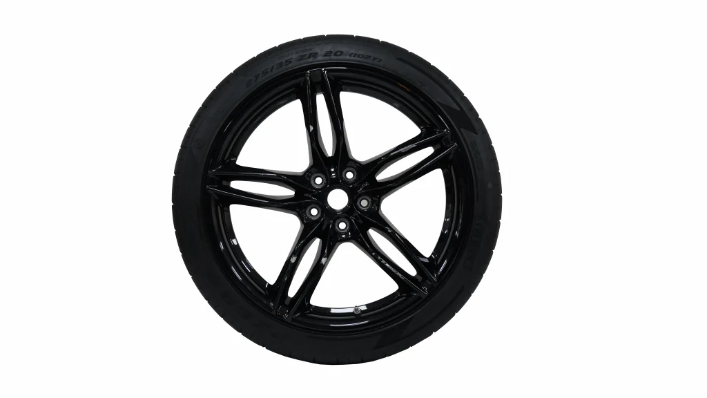 Ferrari 812 Tyres (Pirelli) + Rims Set Black OEM 324158 324159 for sale in dubai-2