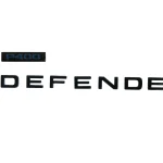 Land Rover Defender Black and Blue Hood + Tail badge Letters for sale in dubai-2