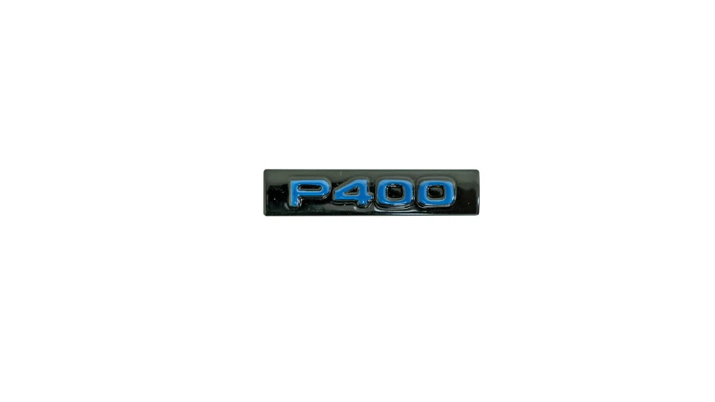 Land Rover Defender Black and Blue Hood + Tail badge Letters for sale in dubai-3