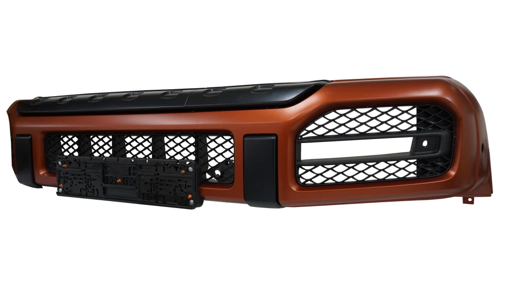Mercedes-Benz G-63 Front Lower Bumper Orange for sale in dubai-2