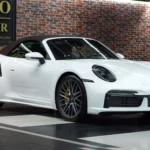 Porsche 911 Turbo S Cabriolet White for sale in dubai 1