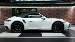 Porsche 911 Turbo S Cabriolet grey for sale in dubai 10